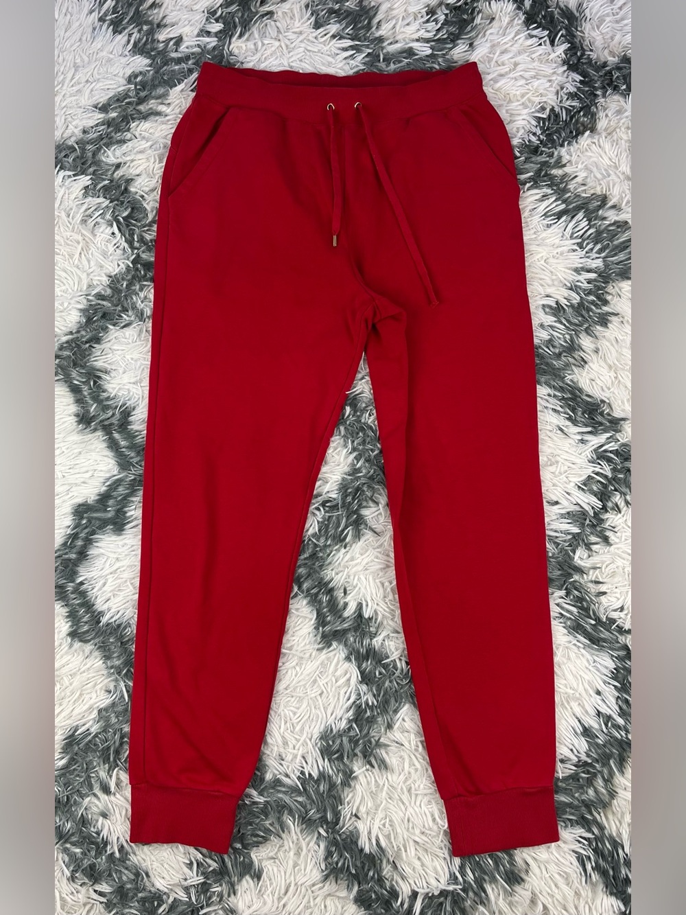 Lauren Ralph Lauren Women’s Red Sweatpants Joggers Size Medium
